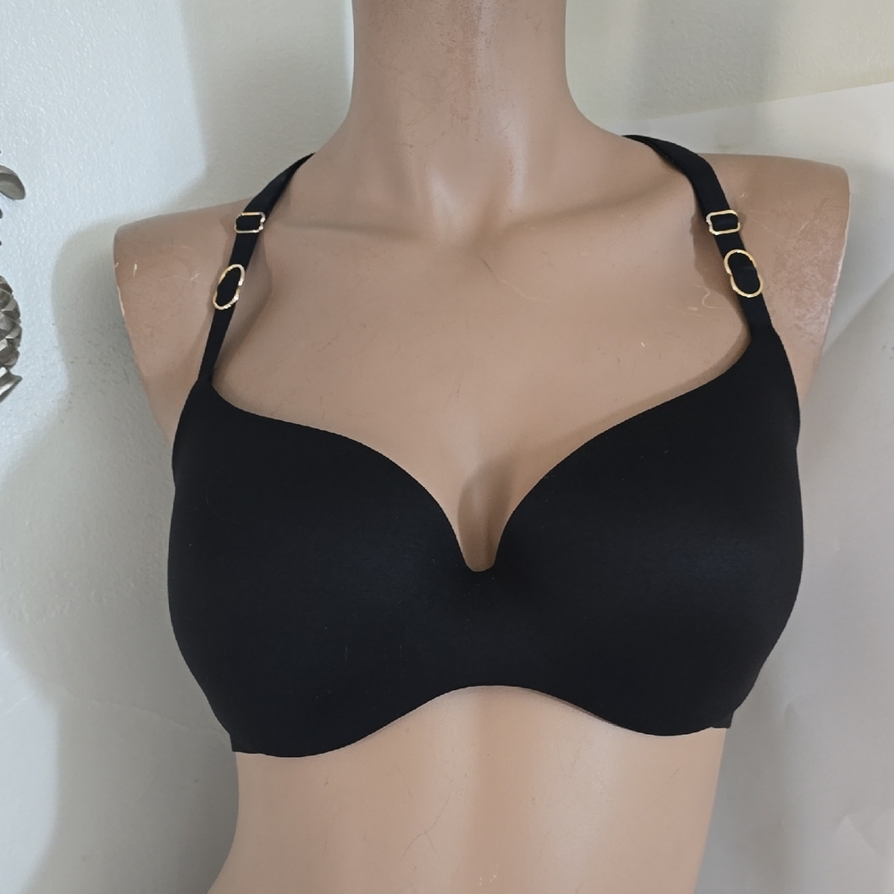 Victoria's Secret Incredible Lined Demi Lace Black Size 32DD Bra